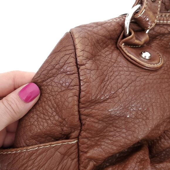 Marc Ecko | Large Studded Leather Shoulder Bag - Picture 13 of 14